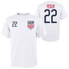 Youth Outerstuff USMNT Yedlin 22 White Tee / M
