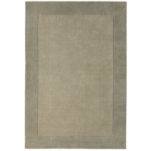 Borders Wool Rug Taupe - 200x290