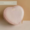 Pink Heart Jewelry Case