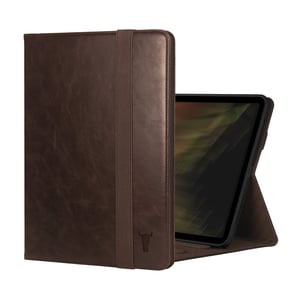 iPad Pro 11" Leather Case (M5/M4) - Dark Brown