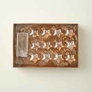 Star Glass LED String Lights