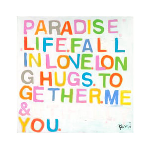 Paradise Life Art Print