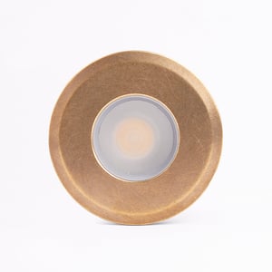Sennen ip67 LED full body deck light in brass