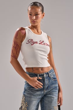 AKIRA Loser Bye Tank Top | Size 1X