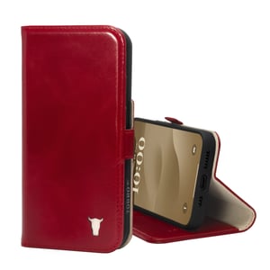 iPhone 15 Pro Leather Wallet Case (MagSafe Charging) v2.0 - Red
