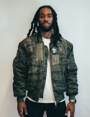 MA-1 Patched Bomber in Tiger Camo