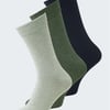 Jack & Jones Max 3-Pack Solid Socks - Olive - One