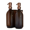 Copper Double Wall Mounted Soap Dispenser
