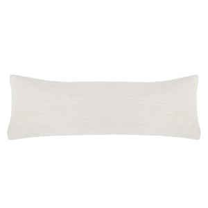 Hendrick 14" X 40" Decorative Body Pillow   Cream