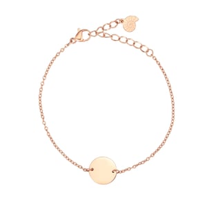 Simple Circle Bracelet Rose Gold