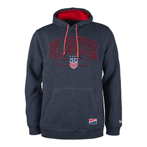 Men's New Era USWNT Navy Heathered Hoodie / 3X