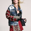 Denim Jacket with Welsh Guards Sleeves