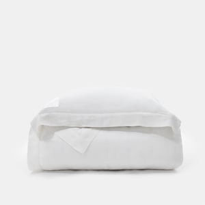 Signature Duvet Set Twin XL PROSSIONI® White Beach House Linen , Luxury Organic Bedding and Sheet Sets , PROSSIONI