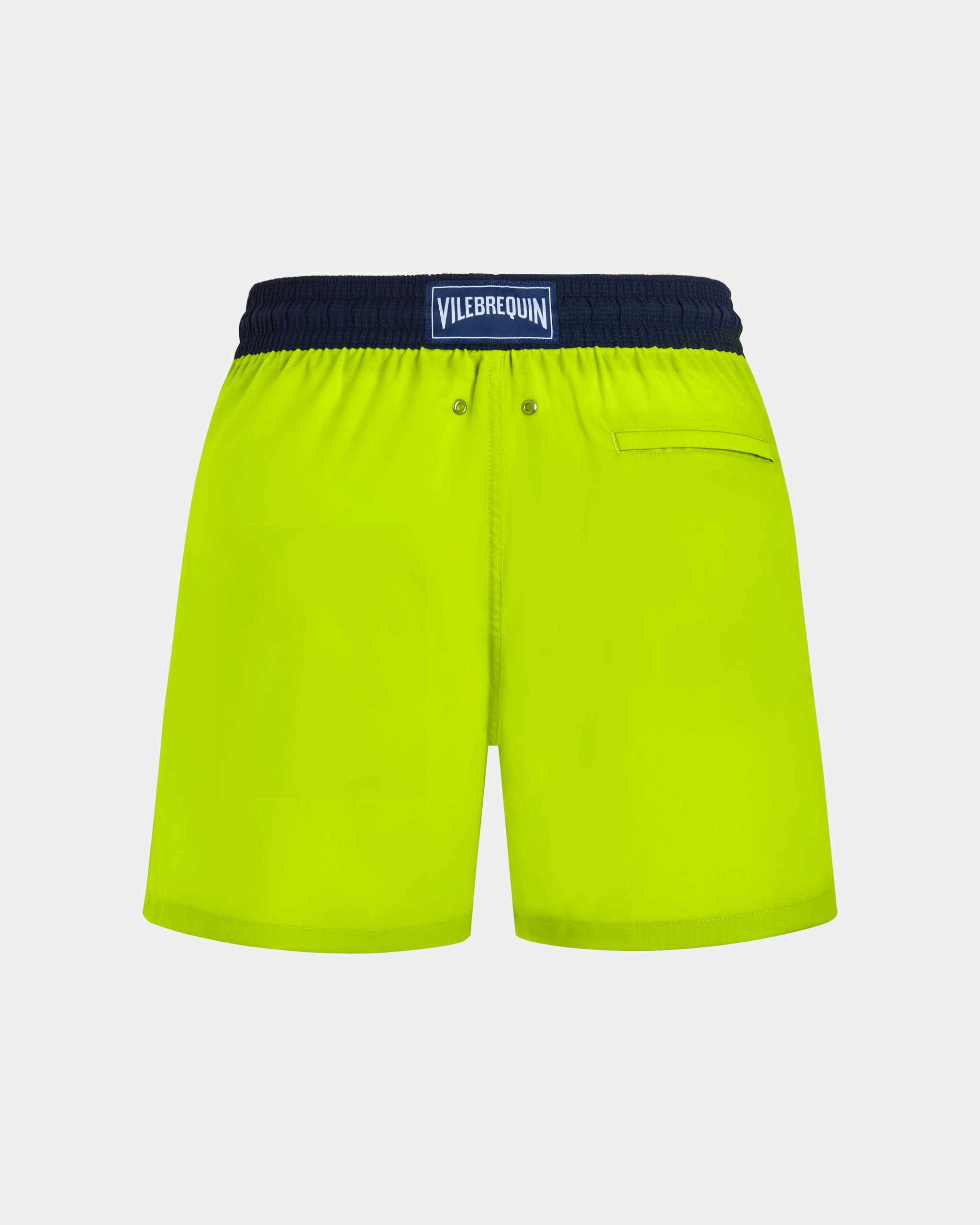 Vilebrequin - Men Ultrafine Wool Swim Shorts Super 120's - Swimwear - Magnus - Green - Size XXL