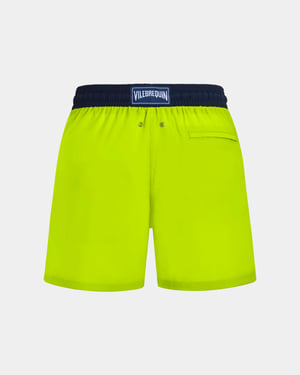 Vilebrequin - Men Ultrafine Wool Swim Shorts Super 120's - Swimwear - Magnus - Green - Size XXL