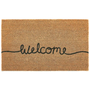 Printed Coir Welcome Doormat - 60x90cm