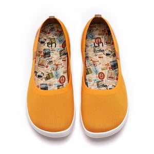 Valencia Knitted Orange - 5.5