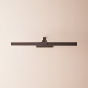 Larger Marcel rechargeable picture light in bronze finish