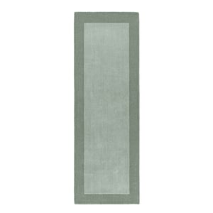 Borders Wool Runner Sage Green - 67x200cm