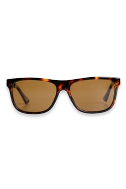 Weird Fish Charlton Rectangular Sunglasses  Antique Tan Size ONE