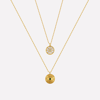 Compass Layered Necklace Set