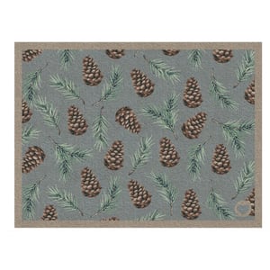 Pinecones Washable Doormat - 65x85cm
