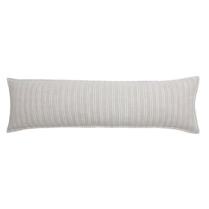 Newport 18" X 60" Decorative Body Pillow With Insert   Natural / Midnight
