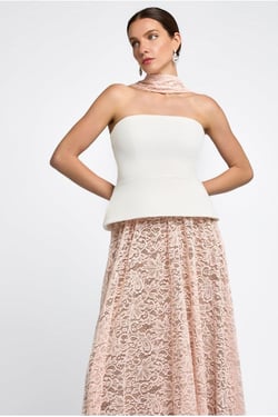 Goddiva Floral Lace Scarf