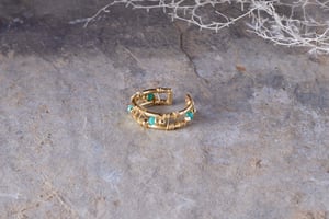 nkuku Mindra Ring | Gifting | One Size | Turquoise