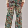 AKIRA Wild Patchwork Trouser Pants | Size 2X