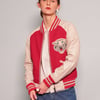 IMMORTAL Varsity Bomber Jacket - Red