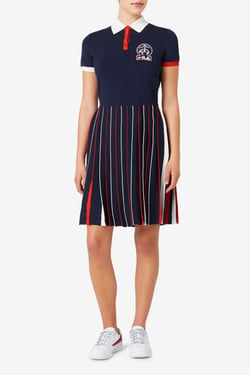 Brooks Brothers X FILA Rally Sweater dress - L