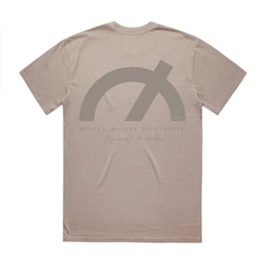 ICØN MEN'S VINTAGE-WASH T-SHIRT - MUSHROOM - XL