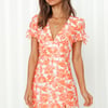 Camera Focus Dress Orange