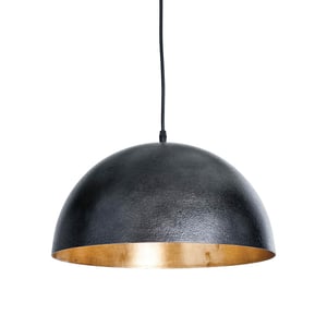 Sigmund Modern Black And Gold Small Pendant Light