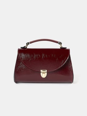 The Mini Poppy - Oxblood Patent