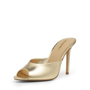 DREAM PAIRS Chic Open Toe Stiletto Mule Heels