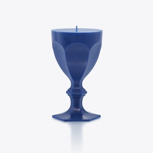 Harcourt Glass Candle - Blue | Baccarat