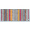 Designer 13 Stripe Washable Runner - 65x150cm