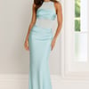 Captivating Smile Maxi Dress Aqua