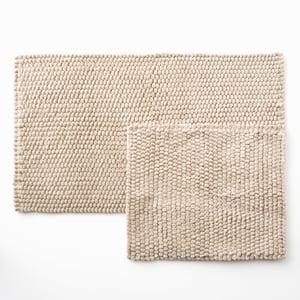 Cosy Bath Mat Set - Beige