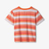 Boys Striiped Orange Bamboo Tee