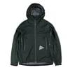 And Wander 3L UL Rain Jacket Green