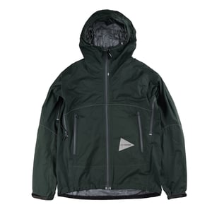 And Wander 3L UL Rain Jacket Green