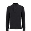 Barbour Essential Elbow Patch Jumper Charcoal