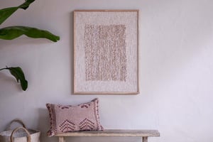 nkuku Ikona Textured Wall Art | Decorative Accessories | One Size | Natural