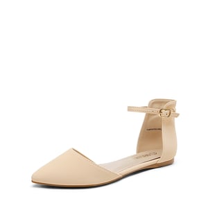 DREAM PAIRS Ankle Strap Ballet Flats