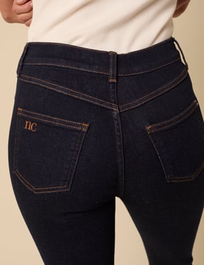 Dark Denim Capri Jeans