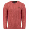 Weird Fish Griffen Cable Knit Jumper Nantucket Size M