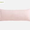 QE Home Bamboo Cotton Body Pillowcase in Petal, Pink
